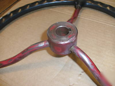 Farmall cub ~ original ih steering wheel