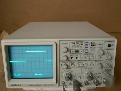 Hitachi v-665A 2 channel 60 mhz oscilloscope 