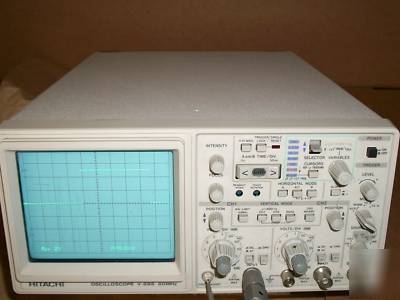 Hitachi v-665A 2 channel 60 mhz oscilloscope 