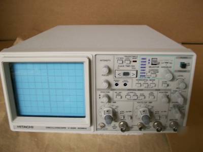 Hitachi v-665A 2 channel 60 mhz oscilloscope 