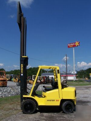 Hyster 8000 lb solid pneumatic forklift truck