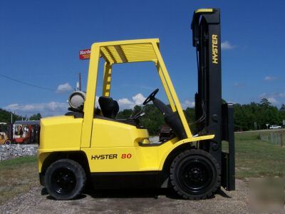 Hyster 8000 lb solid pneumatic forklift truck