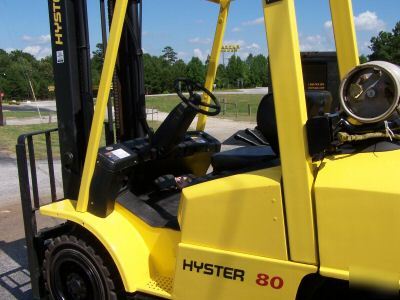 Hyster 8000 lb solid pneumatic forklift truck