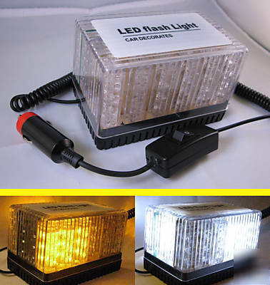 Led police emergency fire emt tow beacon strobe light