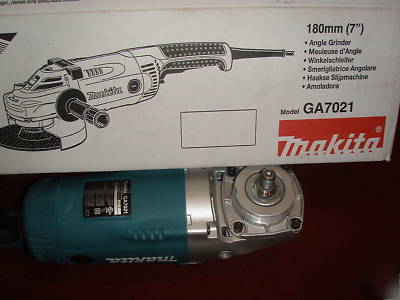 Makita 7â€ angle grinder model GA7021, 15 amp.