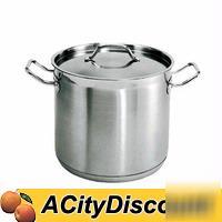 6EA update 8 quart stainless stock pots nsf