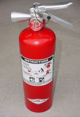 Amerex 5 lb halotron i fire extinguisher ready to use 