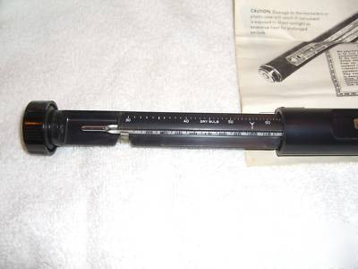 Bacharach sling psychrometer wet dry bulb mercury 