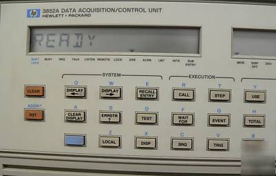 Hp 3852A data acquisition/control unit with 8 plug-ins