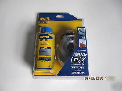 New MACH6 irwin strait-line chalk reel 6 x faster