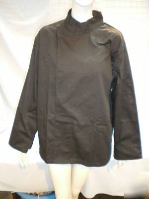 New black long sleeve chefs jacket / tunic. size medium. 