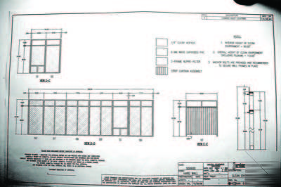 New cleanroom- , 8FT x 32FT, steel and plexiglass modular