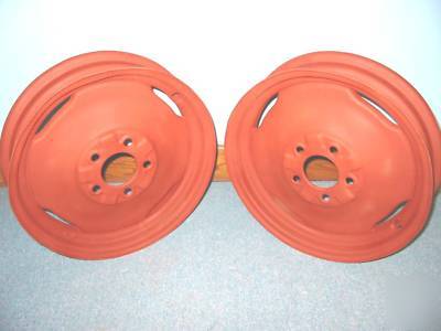 Original massey harris 30 tractor front rims