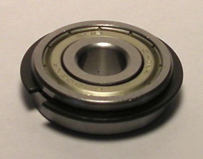 (10) 6200ZNR ball bearings, w/ snap ring, 10X30 mm