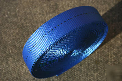 10M blue polyester webbing 35MM wide 3TON break tiedown