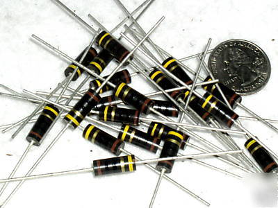 21 vintage rcr carbon comp cc 10 ohm 1W resistor mil