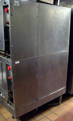 5' double stack ovens pizza bakery gas 2 stone decks 