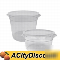 6 commercial polycarbonate food storage containers 12QT