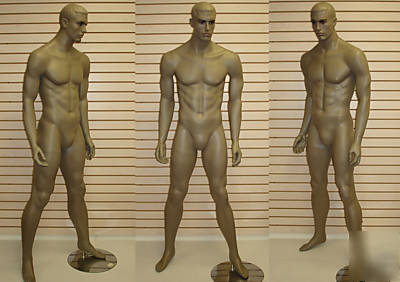 Brown black (mud) color masculine male mannequin ma-12