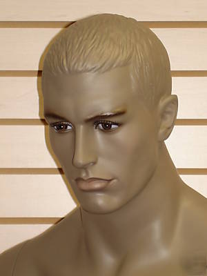 Brown black (mud) color masculine male mannequin ma-12