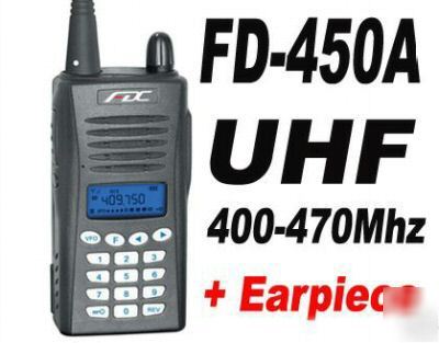 Fd-450A uhf 400-470MHZ radio & earpiece fd-450