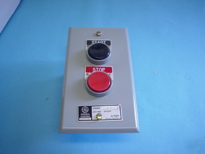 Ge standard duty motor start control push button