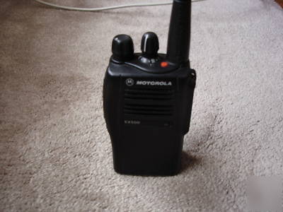 Motorola EX500 16CH uhf 450-512 radio 1250 w/charger ht