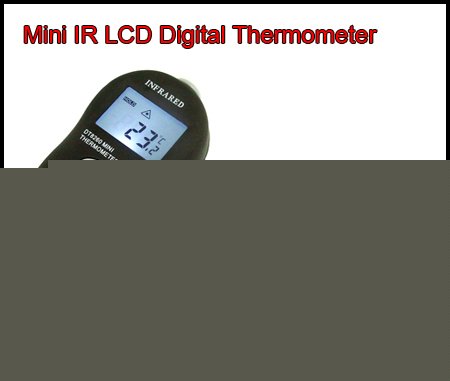New mini non-contact ir lcd digital thermometer pocket