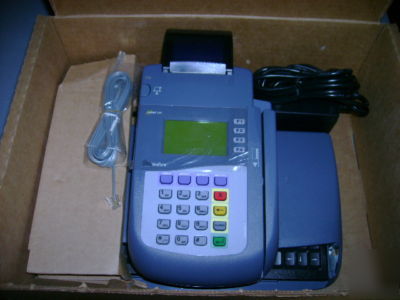 Verifone omni 3300 credit card reader w/ keyboard