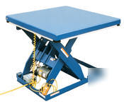 Scissor lift table, 2-tons, 24