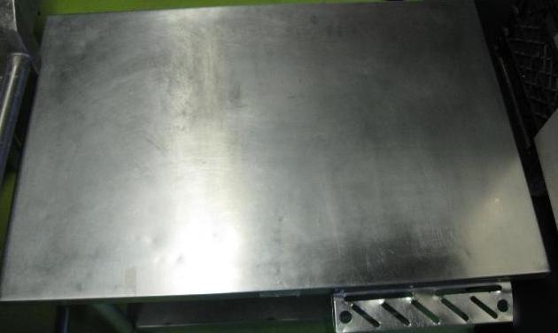 3' stainless steel top work / prep table w/tool holder