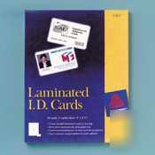 Avery-dennison laminated laser/ink jet id card |1 box|