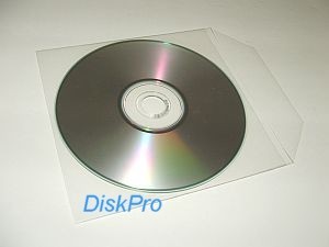 1,000 cd / dvd sleeves, premium clear poly with flap