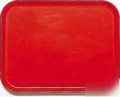 CamtrayÂ® signal red rectangular tray - 14 x 18