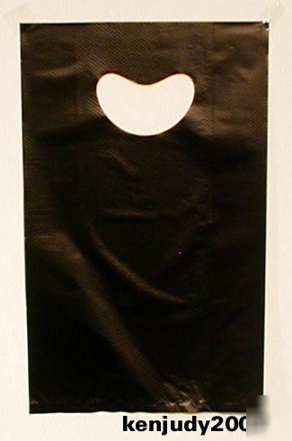 Merchandise gift bags high density black retail 500 l