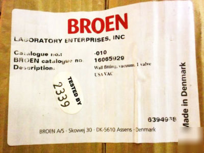 Broen service valve fitting - vacuum 16065929 15065929