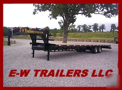 New 2010 gooseneck equipment trailer 35'+5' ew trailers