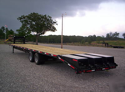 New 2010 gooseneck equipment trailer 35'+5' ew trailers