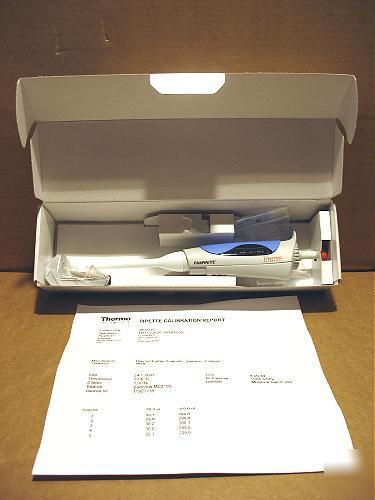 New thermo finnpipette focus 1 channel pipette in box