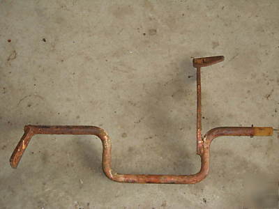 Original allis chalmers b brake pedal left c ac