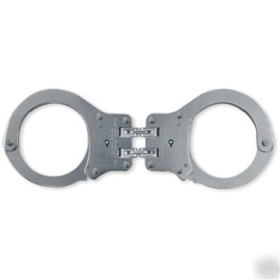 Peerless 801 (standard) nickel handcuffs (silver) hinge