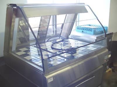 Refurb. henny penny hst-3 heated merchandiser cabinet