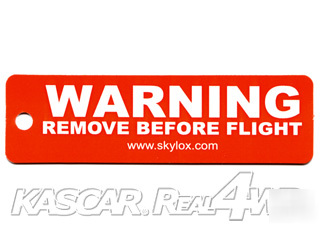 Skylox flag skytag warning remove before flight 20 pack