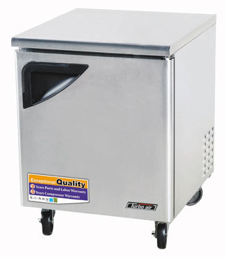 Turbo air under counter freezer 1 door tuf-28SD