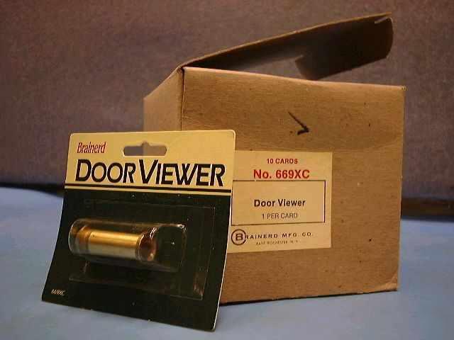 New brass door viewers individually retail packaged