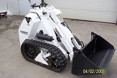 Ramrod taskmaster 1150 mini skid track loader diesel