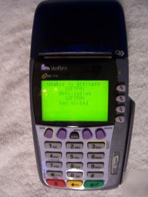 Refurbished omni 3750 credit card machine dial up 3MG