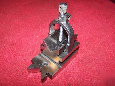 Starrett 567 v-block and clamp