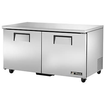 True tuc-60 refrigerated table, refrigerator 2 door