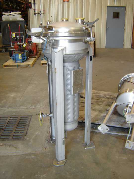 12 gallon 316L jacketed stainless steel vessel